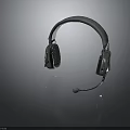 Professional Over Ear Headset With Built In Microphone And Sleek Metal Design