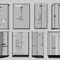 Elegant Glass Shower Sauna Enclosures Featuring Various Design Styles For Bathrooms