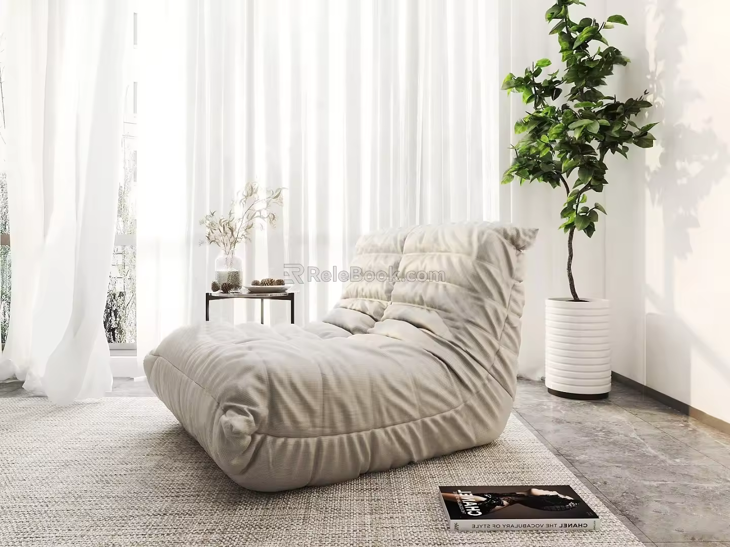 Modern Lazy Sofa 3d model