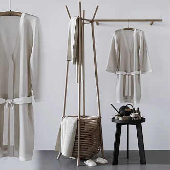 Bathrobe Modern toiletries 3d model
