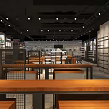 Shoemaker Mall Shoe Store With Glass Front And Interior Display Shelves