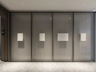 Modern Exhibition Rack 3d model
