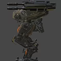 Weapons Light Mecha 3d model