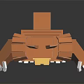 Modern Toy Teddy Bear Building Blocks Building Blocks Toy 3d model