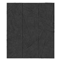 Gray Geometric 3D Textured Wall Decor With Abstract Panel Design 3d model