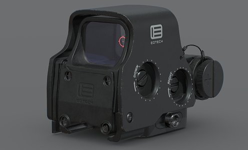 holographic weapon sight 3d model