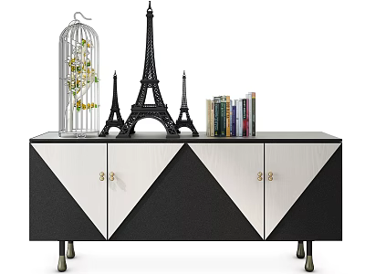 Side Cabinet 3d model