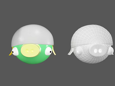 Modern Decorations Piggy 3d model