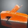 Orange Wooden Plane Old Fashioned Vintage Carpentry Hand Tool Classic Design