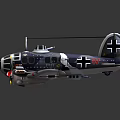 Classic Twin Engine Passenger Aircraft Model With Gray Exterior And Detailed Design