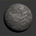 Natural Stone Wood Sphere With Intricate Textured Surface And Smooth Finish
