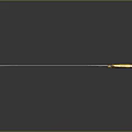 Antique Golden Sword With Curved Blade Decorative Hilt And Reflection On Dark Surface
