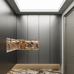 Entrance Shoe Cabinet Shoe Cabinet Decorative Cabinet Decorative Decorations Entrance Background Wall 3d model