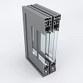 Modern Window Group Angle System Door and Window Material Angle 3d model