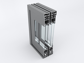 Modern Window Group Angle System Door and Window Material Angle 3d model