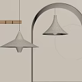 The ancient chandelier combination 3d model