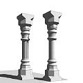 Jane's Roman Column 3d model