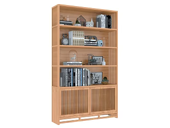 Modern Display Cabinet 3d model