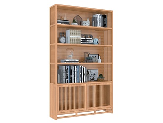 Modern Display Cabinet 3d model