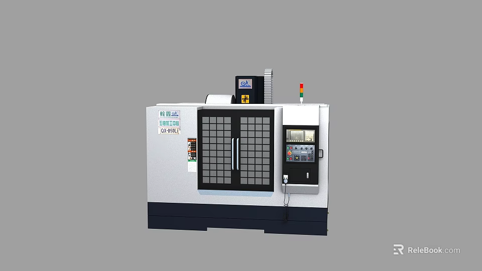 Advanced Medical Equipment Machinery With Digital Control Panel And Display Screen 3d model