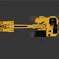 Yellow CAT Functional Vehicle Excavator With Tracks Bucket Cab And Heavy Duty Design