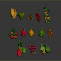 Fresh Vibrant Various Fruits with Bright Colors Including Dragon Fruit Strawberry and Grapes