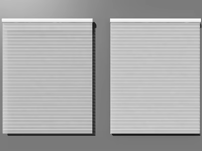 Modern White Venetian Blinds For Home Window Treatment And Decor 3d model