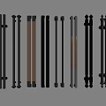 Modern Handle Door Handle 3d model