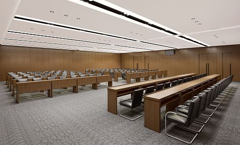 Modern Conference Room 3d model