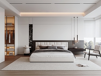 Modern Bedroom 3d model