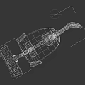 Upright Blue And Black Vacuum Cleaner For Efficient Home Cleaning Design