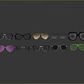 Trendy Eyewear Collection With Diverse Frame Styles And Colorful Designs