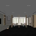 Modern Front Desk Company Front Desk 3d model