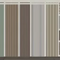 Decorative Wall Panels with Various Colors and Different Textures for Interior Design 3d model