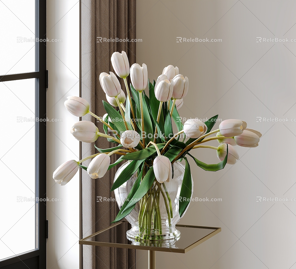 glass vase 3d model