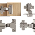Stainless Steel Heavy Duty Hardware Hinges For Cabinet Doors With Adjustable Design And Durable Construction