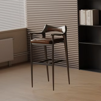Modern Bar Chair 3d model