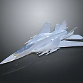 Aerospace Spacecraft With Silver Streamlined Design And Wing Structure For Space Exploration