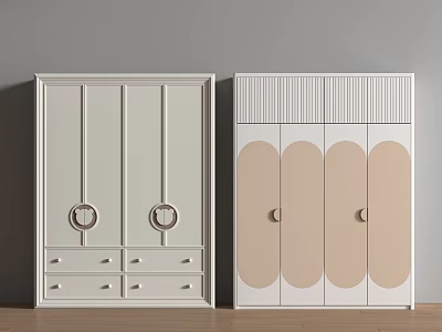Modern children's wardrobe 3d model