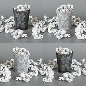 wastepaper basket 3d model