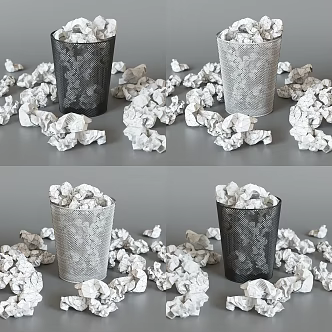 wastepaper basket 3d model
