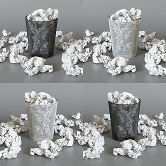 wastepaper basket 3d model