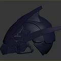 Sci-Fi Helmet Alien Helmet High Tech Helmet Game Helmet 3d model