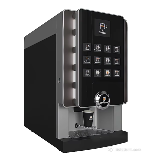 Nescafé Coffee Machine Kitchen Appliance With Multiple Coffee Options And Cup Holder 3d model 