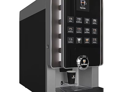 Nescafé Coffee Machine Kitchen Appliance With Multiple Coffee Options And Cup Holder 3d model