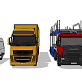 Various Commercial Vehicles Showcasing Vans Trucks and Transporters in Different Styles