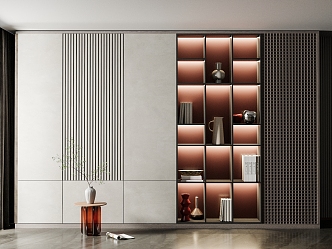 Modern Decorative Cabinet 3d model