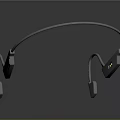 Lightweight Wireless Neckband Headphones Ergonomic Modern Sleek Design With LED Indicator