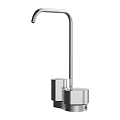 Modern Stainless Steel Faucet with Minimalist Design Countertop Mounted and Sleek Polished Finish