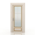 Jianou solid wood door interior door door 3d model